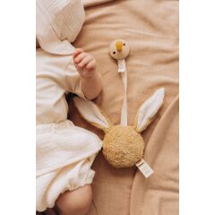 Wooly - PACIFIER HOLDER - BUNNY - AMBER
