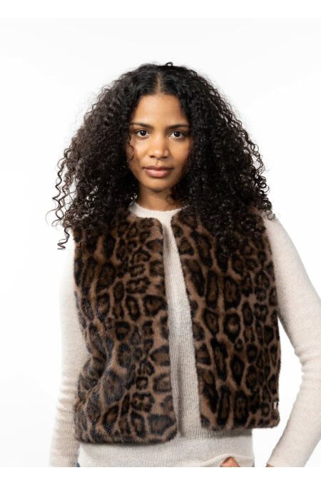 Barts- Weste Modell: Annaliese Gilet - print Brown